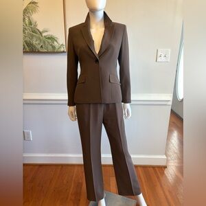 Kasper Classic Brown Women's Pantsuit